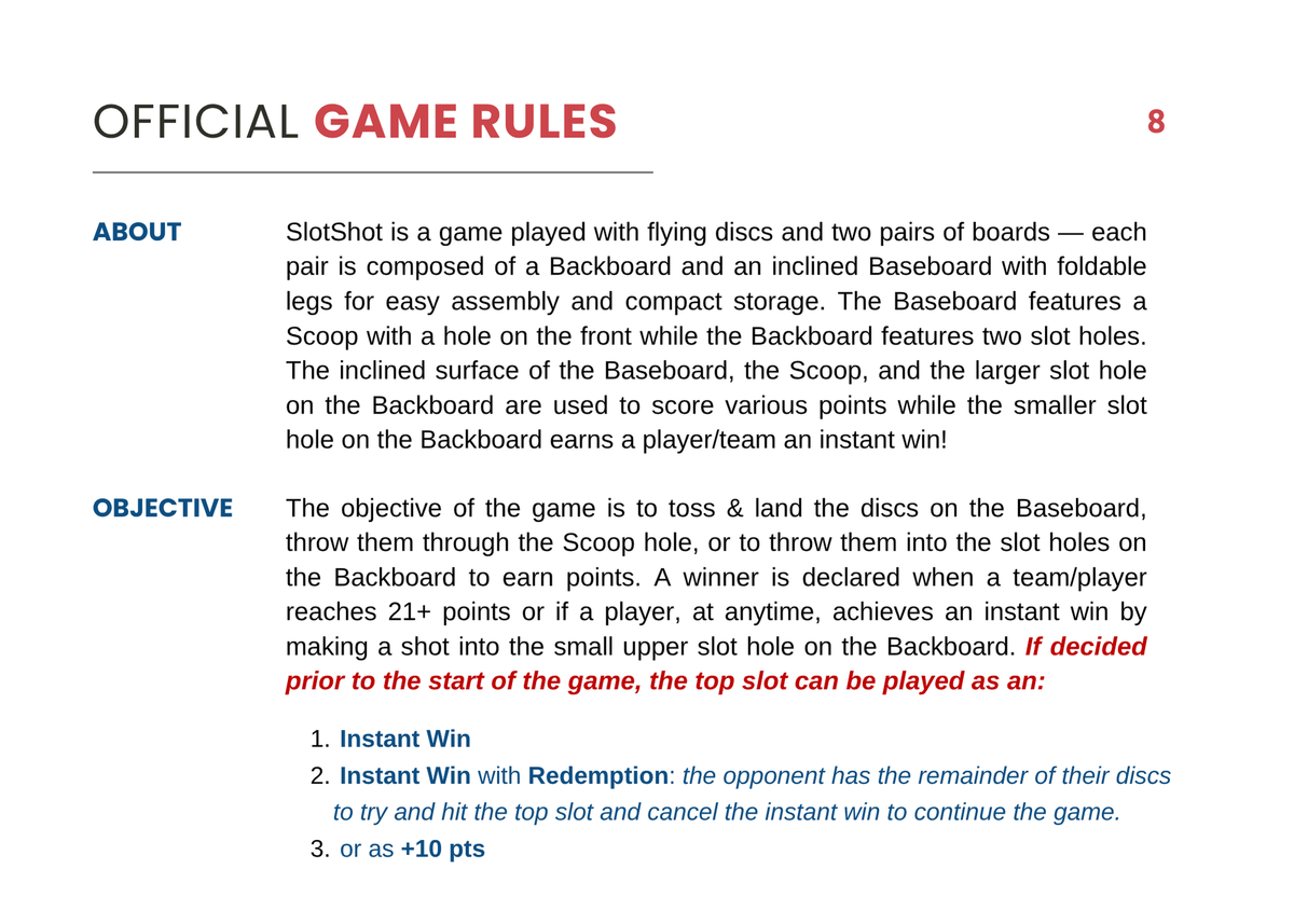 Official Game Rules
